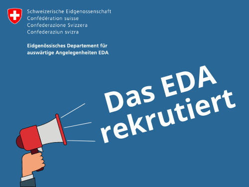 Das EDA rekrutiert ? Concours 2021